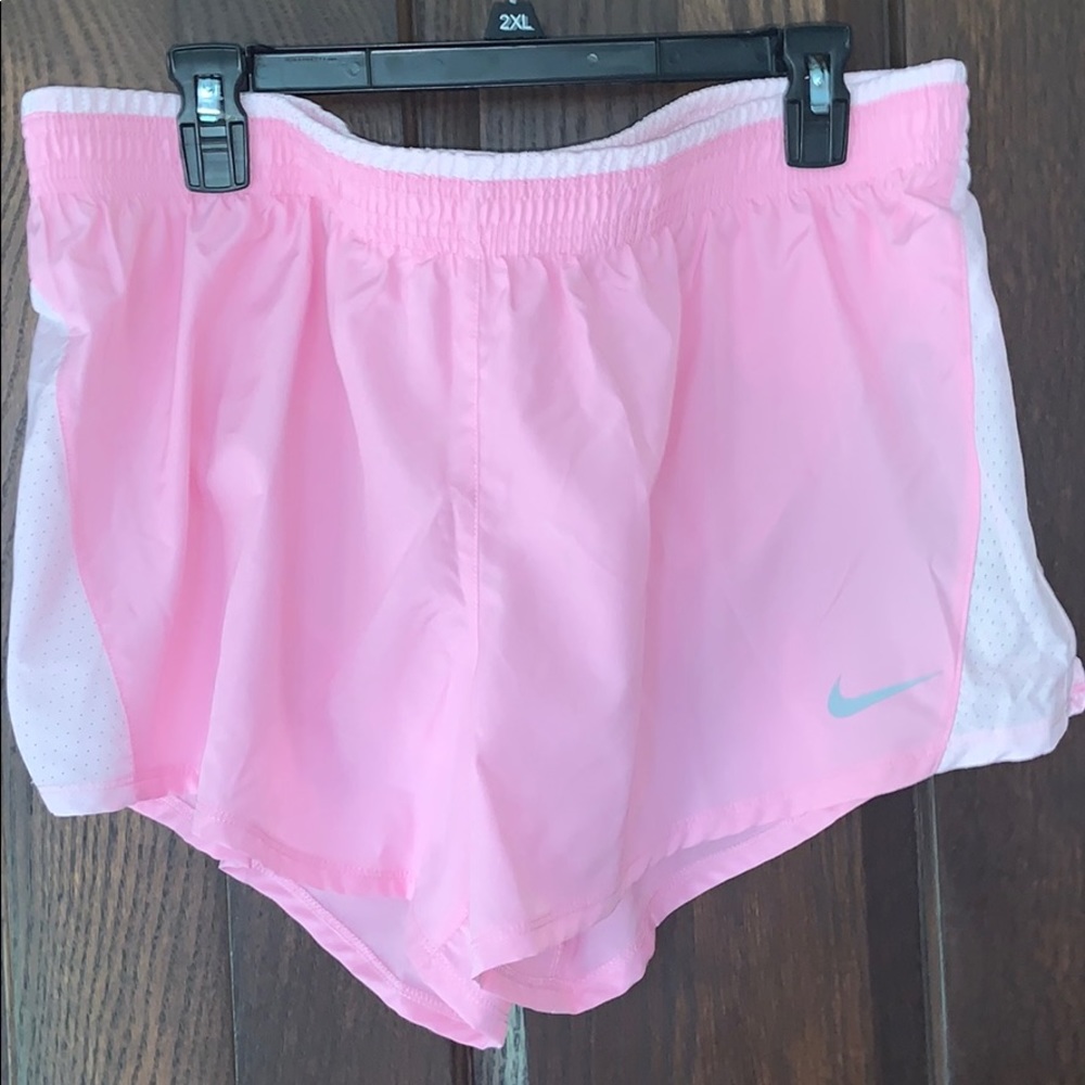 pink nike shorts